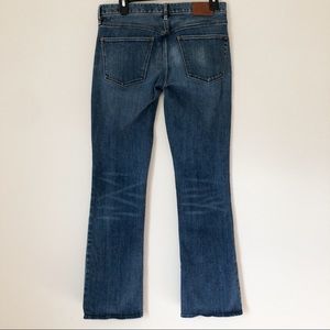 Madewell distress jeans bootlegger 28x32